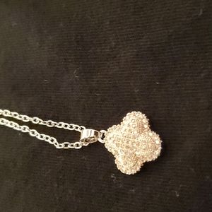 White Gold Plated Necklace